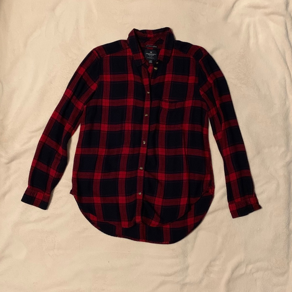 American eagle plaid shirt